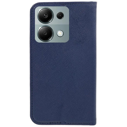 For Xiaomi Redmi Note 13 Pro 4G / Poco M6 Pro 4G Case Cross Texture Wallet Leather Phone Cover