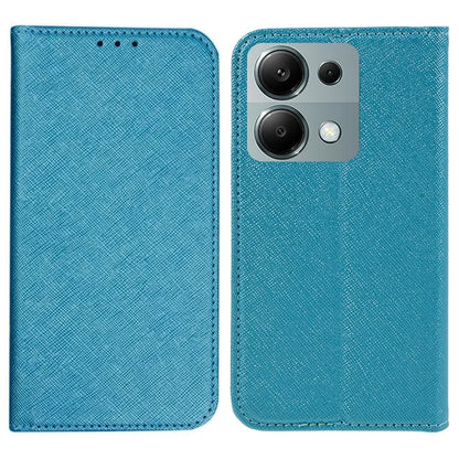 For Xiaomi Redmi Note 13 Pro 4G / Poco M6 Pro 4G Case Cross Texture Wallet Leather Phone Cover