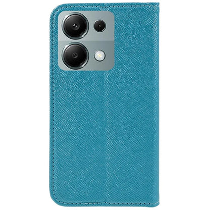 For Xiaomi Redmi Note 13 Pro 4G / Poco M6 Pro 4G Case Cross Texture Wallet Leather Phone Cover