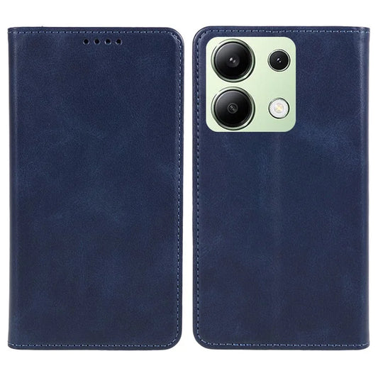 For Xiaomi Redmi Note 13 4G Case Calf Texture Phone Leather Cover Wallet