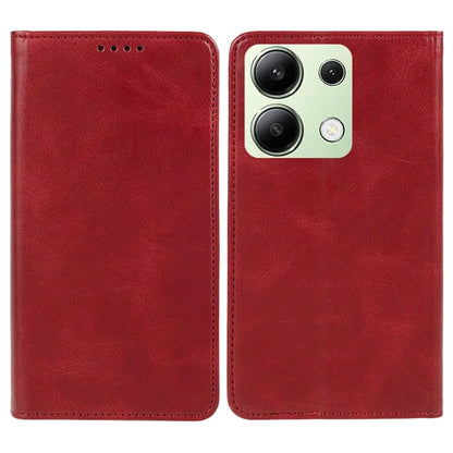 For Xiaomi Redmi Note 13 4G Case Calf Texture Phone Leather Cover Wallet