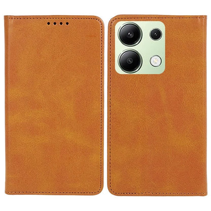 For Xiaomi Redmi Note 13 4G Case Calf Texture Phone Leather Cover Wallet