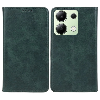 For Xiaomi Redmi Note 13 4G Case Calf Texture Phone Leather Cover Wallet