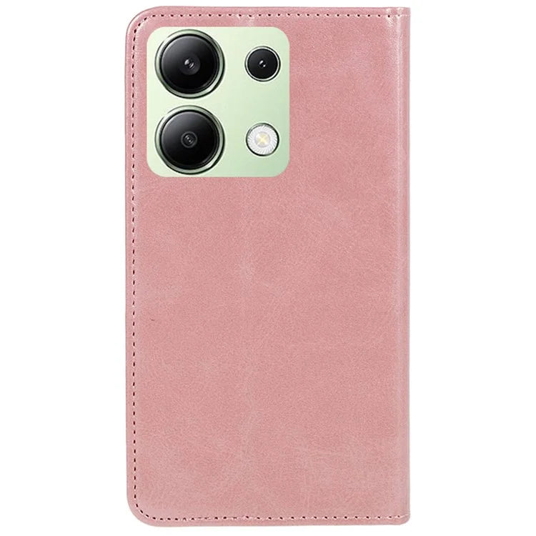 For Xiaomi Redmi Note 13 4G Case Calf Texture Phone Leather Cover Wallet