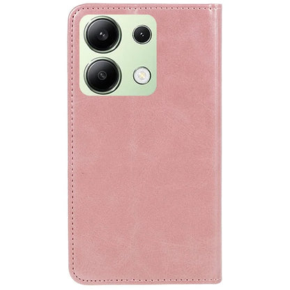 For Xiaomi Redmi Note 13 4G Case Calf Texture Phone Leather Cover Wallet