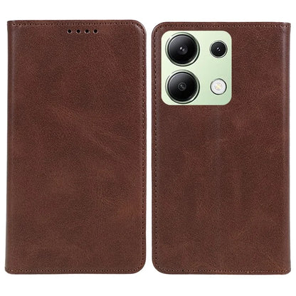 For Xiaomi Redmi Note 13 4G Case Calf Texture Phone Leather Cover Wallet