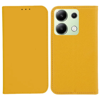 For Xiaomi Redmi Note 13 4G Wallet Case Cross Texture Leather Flip Phone Cover