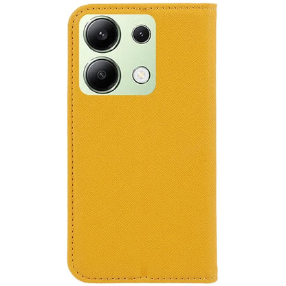 For Xiaomi Redmi Note 13 4G Wallet Case Cross Texture Leather Flip Phone Cover
