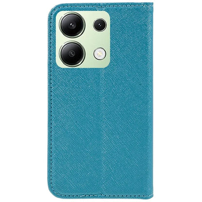 For Xiaomi Redmi Note 13 4G Wallet Case Cross Texture Leather Flip Phone Cover