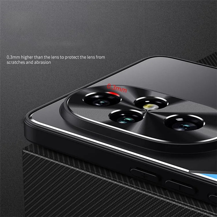 For Honor 200 Pro 5G Case Aluminium Alloy+TPU Shockproof Protective Phone Cover