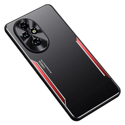 For Honor 200 Pro 5G Case Aluminium Alloy+TPU Shockproof Protective Phone Cover