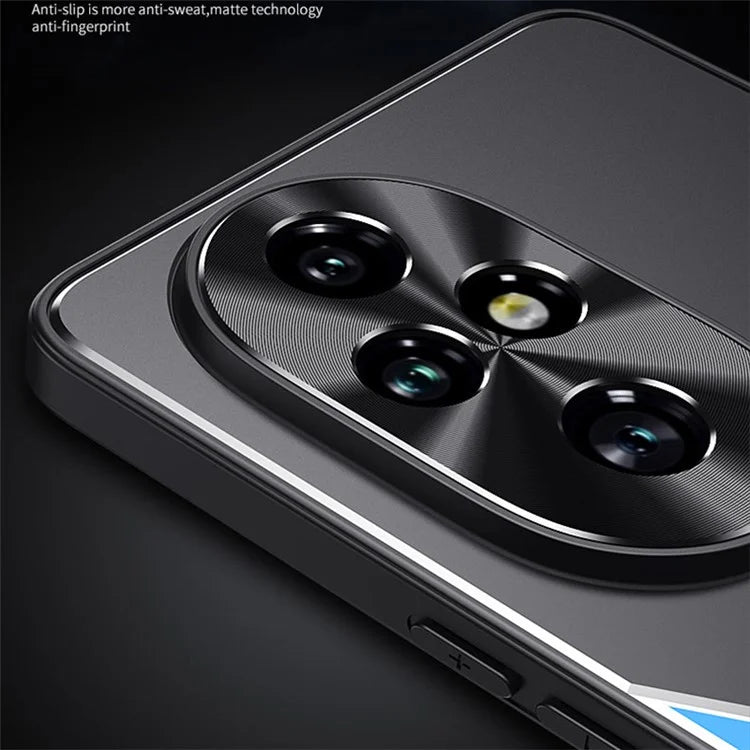 For Honor 200 Pro 5G Case Aluminium Alloy+TPU Shockproof Protective Phone Cover
