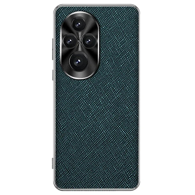 For Honor 200 Pro 5G Cover Cross Texture PU Leather Coated TPU Cell Phone Case