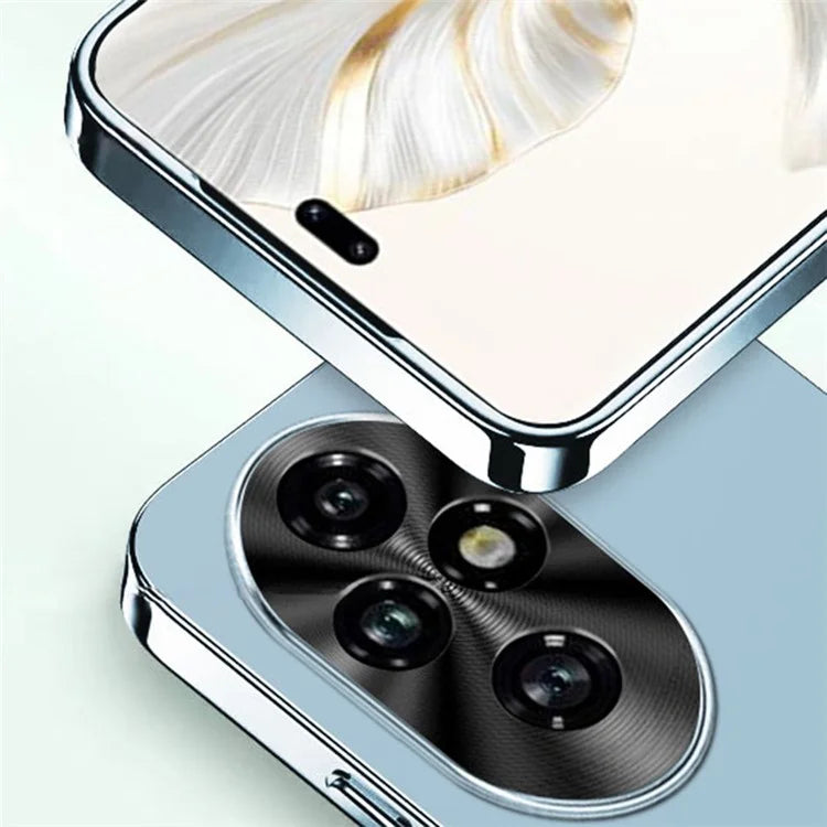 For Honor 200 Pro 5G Case Anti-Drop Acrylic+TPU+Metal Electroplating Phone Cover