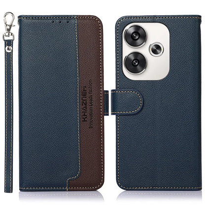 KHAZNEH For Xiaomi Redmi Turbo 3 5G / Poco F6 5G Case RFID Blocking Stand Wallet Leather Phone Cover