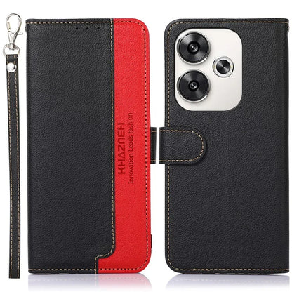 KHAZNEH For Xiaomi Redmi Turbo 3 5G / Poco F6 5G Case RFID Blocking Stand Wallet Leather Phone Cover