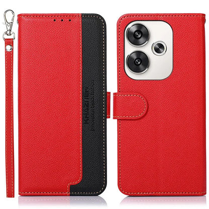 KHAZNEH For Xiaomi Redmi Turbo 3 5G / Poco F6 5G Case RFID Blocking Stand Wallet Leather Phone Cover