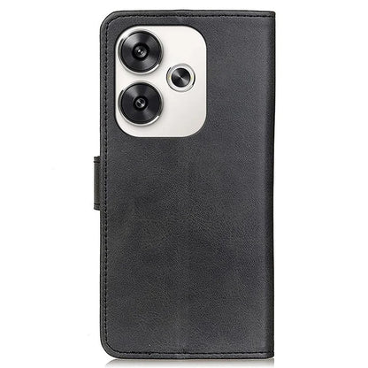 For Xiaomi Poco F6 5G / Redmi Turbo 3 5G Wallet Case Cowhide Texture Anti-Drop Leather Phone Cover
