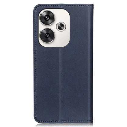 For Xiaomi Poco F6 5G / Redmi Turbo 3 5G Protective Case Split Leather Magnetic Closing Wallet Phone Shell