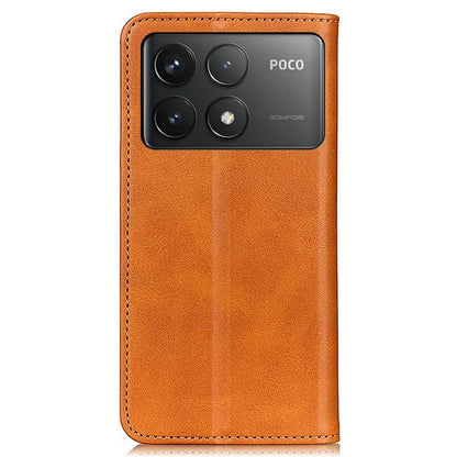 For Xiaomi Redmi K70 5G / K70 Pro 5G / Poco F6 Pro 5G Case Magnetic Closing Split Leather Wallet Phone Cover