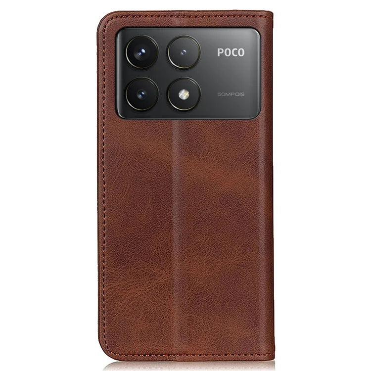 For Xiaomi Redmi K70 5G / K70 Pro 5G / Poco F6 Pro 5G Case Magnetic Closing Split Leather Wallet Phone Cover