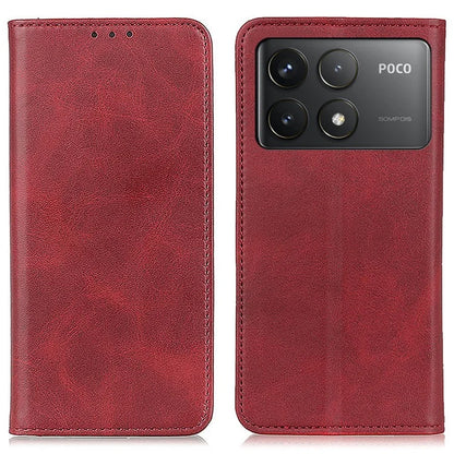 For Xiaomi Redmi K70 5G / K70 Pro 5G / Poco F6 Pro 5G Case Magnetic Closing Split Leather Wallet Phone Cover