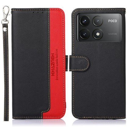 KHAZNEH For Xiaomi Poco F6 Pro 5G / K70 5G / K70 Pro 5G Wallet Case RFID Blocking Leather Phone Cover