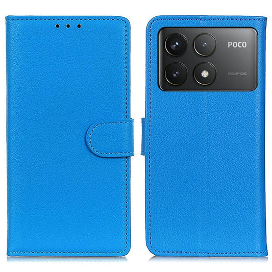 For Xiaomi Poco F6 Pro 5G / Redmi K70 5G / K70 Pro 5G Case Wallet Card Slots Litchi Texture Leather Phone Cover