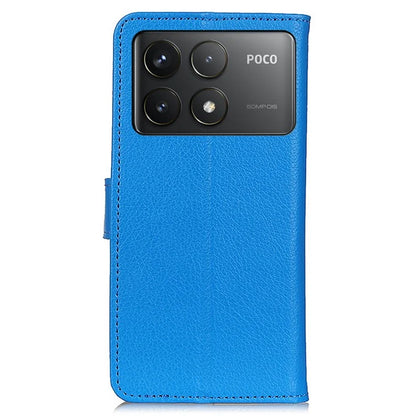 For Xiaomi Poco F6 Pro 5G / Redmi K70 5G / K70 Pro 5G Case Wallet Card Slots Litchi Texture Leather Phone Cover