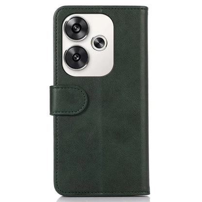 For Xiaomi Poco F6 5G / Redmi Turbo 3 5G Case Cowhide Texture Wallet Leather Phone Cover