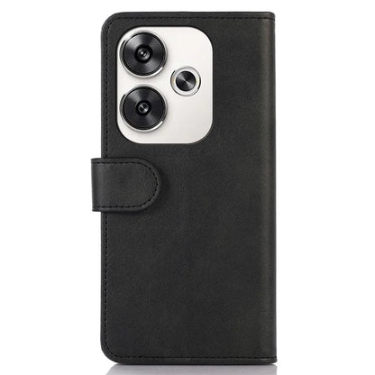 For Xiaomi Poco F6 5G / Redmi Turbo 3 5G Case Cowhide Texture Wallet Leather Phone Cover