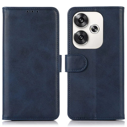 For Xiaomi Poco F6 5G / Redmi Turbo 3 5G Case Cowhide Texture Wallet Leather Phone Cover