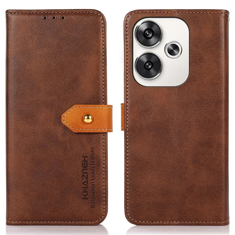 KHAZNEH For Xiaomi Poco F6 5G / Redmi Turbo 3 5G Case Wallet Flip Leather Phone Cover