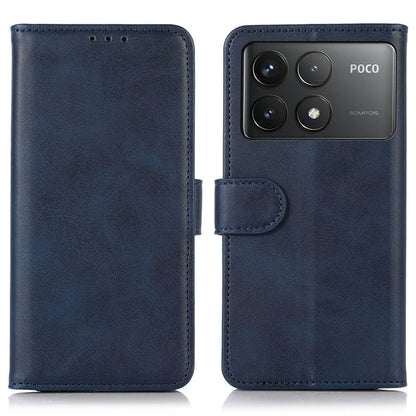 For Xiaomi Poco F6 Pro 5G / Redmi K70 5G / K70 Pro 5G Case Cowhide Texture Wallet Leather Phone Cover