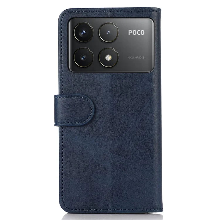 For Xiaomi Poco F6 Pro 5G / Redmi K70 5G / K70 Pro 5G Case Cowhide Texture Wallet Leather Phone Cover