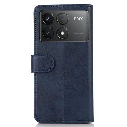 For Xiaomi Poco F6 Pro 5G / Redmi K70 5G / K70 Pro 5G Case Cowhide Texture Wallet Leather Phone Cover