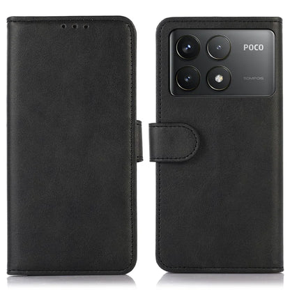 For Xiaomi Poco F6 Pro 5G / Redmi K70 5G / K70 Pro 5G Case Cowhide Texture Wallet Leather Phone Cover