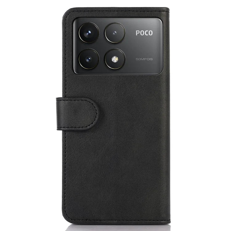 For Xiaomi Poco F6 Pro 5G / Redmi K70 5G / K70 Pro 5G Case Cowhide Texture Wallet Leather Phone Cover