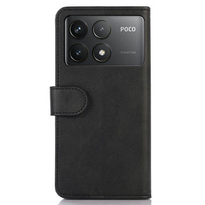 For Xiaomi Poco F6 Pro 5G / Redmi K70 5G / K70 Pro 5G Case Cowhide Texture Wallet Leather Phone Cover