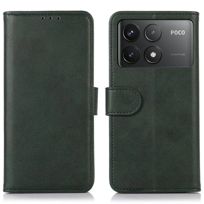 For Xiaomi Poco F6 Pro 5G / Redmi K70 5G / K70 Pro 5G Case Cowhide Texture Wallet Leather Phone Cover