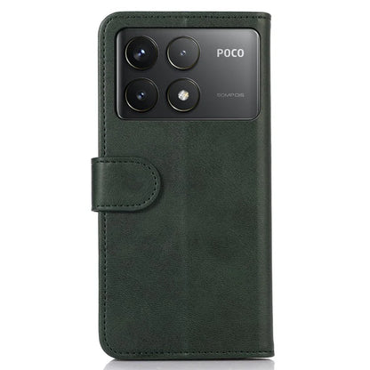 For Xiaomi Poco F6 Pro 5G / Redmi K70 5G / K70 Pro 5G Case Cowhide Texture Wallet Leather Phone Cover