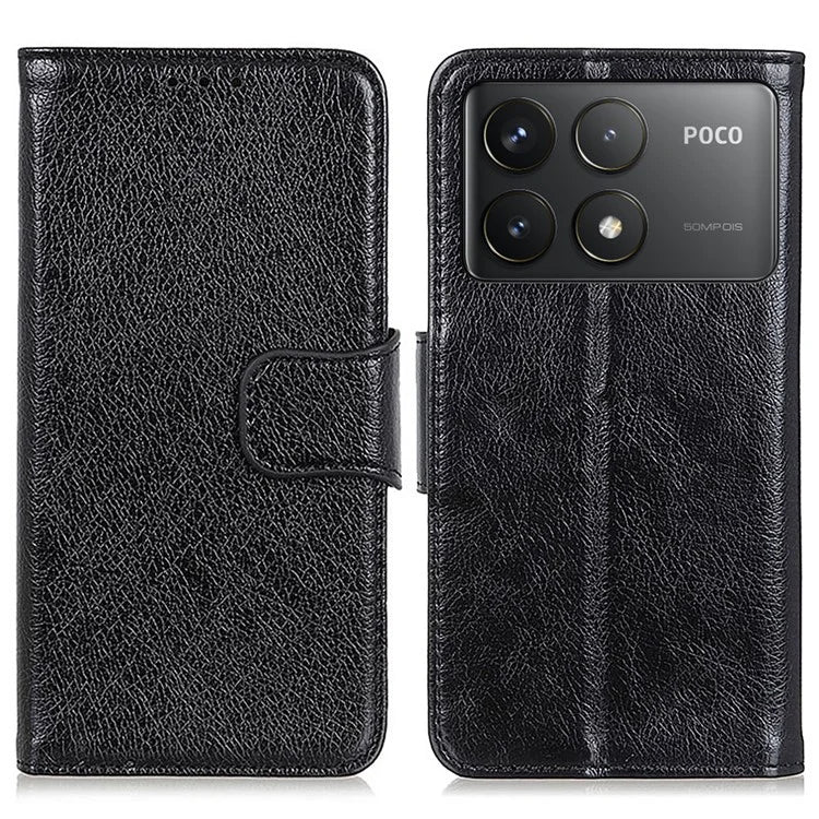 For Xiaomi Poco F6 Pro 5G / Redmi K70 5G / K70 Pro 5G Case Nappa Texture Split Leather Phone Cover