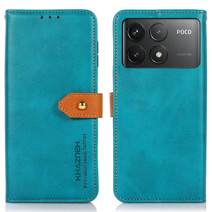 KHAZNEH For Xiaomi Poco F6 Pro 5G / Redmi K70 5G / K70 Pro 5G Leather Case Wallet Phone Cover