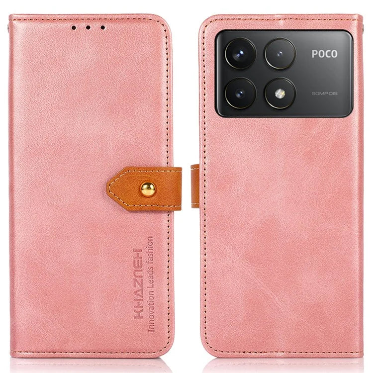 KHAZNEH For Xiaomi Poco F6 Pro 5G / Redmi K70 5G / K70 Pro 5G Leather Case Wallet Phone Cover