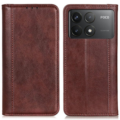 For Xiaomi Poco F6 Pro 5G / Redmi K70 Pro 5G / K70 5G Split Leather Flip Phone Cover Wholesale Mobile Accessories