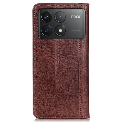 For Xiaomi Poco F6 Pro 5G / Redmi K70 Pro 5G / K70 5G Split Leather Flip Phone Cover Wholesale Mobile Accessories