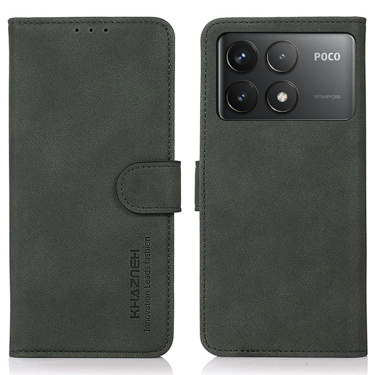 KHAZNEH For Xiaomi Poco F6 Pro 5G / Redmi K70 Pro 5G / K70 5G Cases Magnetic Leather Mobile Phone Cover