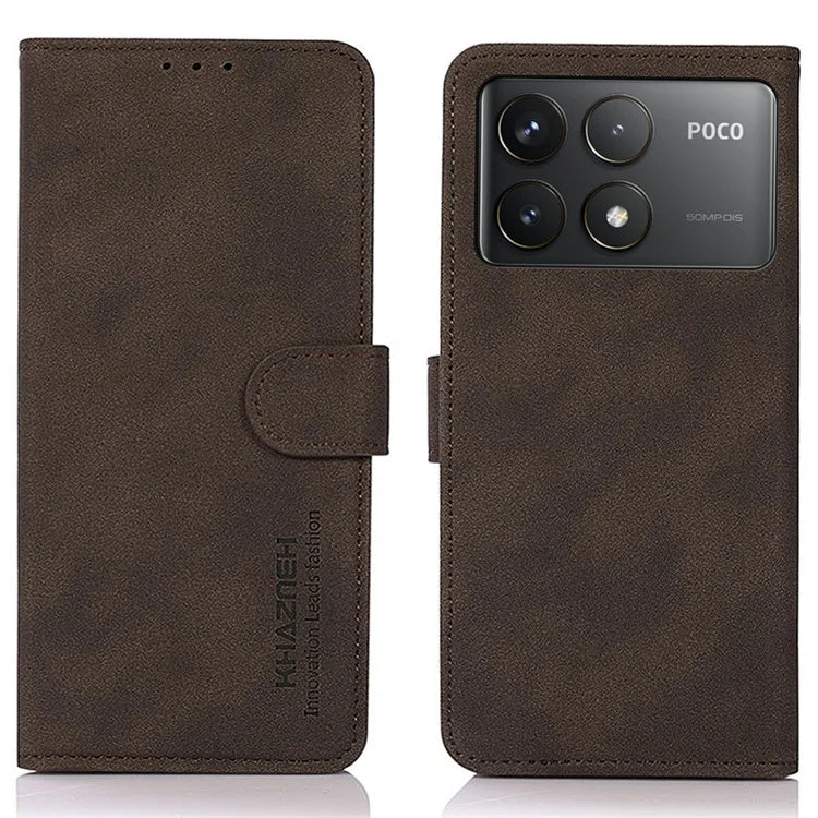KHAZNEH For Xiaomi Poco F6 Pro 5G / Redmi K70 Pro 5G / K70 5G Cases Magnetic Leather Mobile Phone Cover