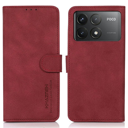 KHAZNEH For Xiaomi Poco F6 Pro 5G / Redmi K70 Pro 5G / K70 5G Cases Magnetic Leather Mobile Phone Cover