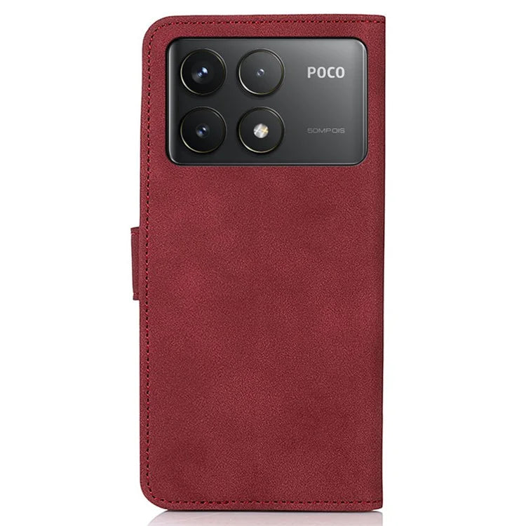 KHAZNEH For Xiaomi Poco F6 Pro 5G / Redmi K70 Pro 5G / K70 5G Cases Magnetic Leather Mobile Phone Cover
